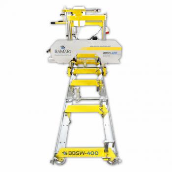 BAMATO BBSW-400 Blockbandsaege mit 3,0 m Rollbahn 400V